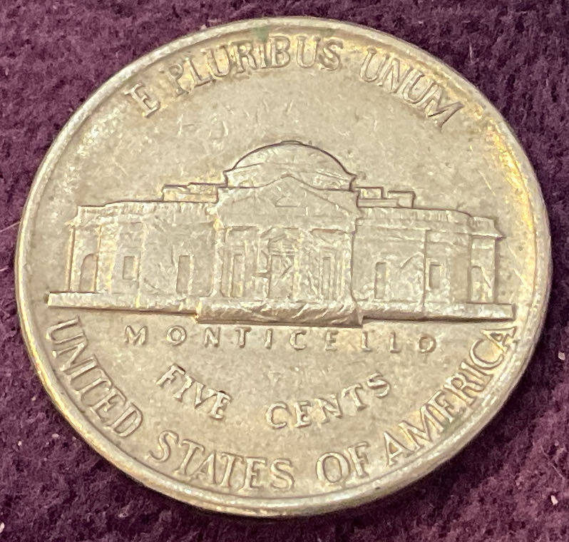 Nickel Jefferson D 1983 6  coin collectible - Main Image 4