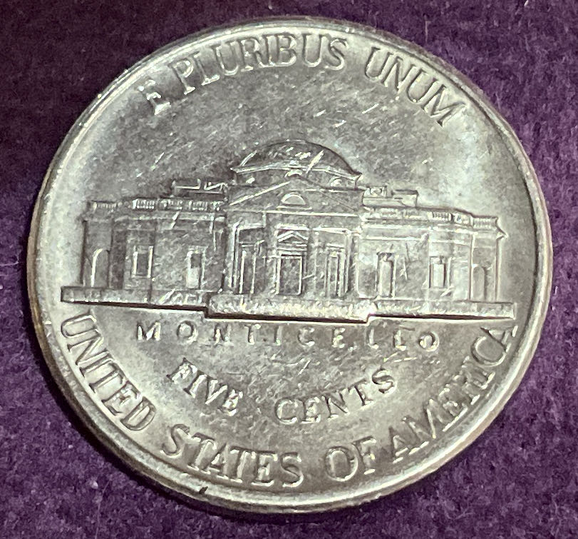 Nickel Jefferson D 1983 7  coin collectible - Main Image 4