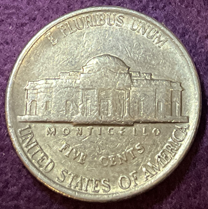 Nickel Jefferson D 1984 2  coin collectible - Main Image 2