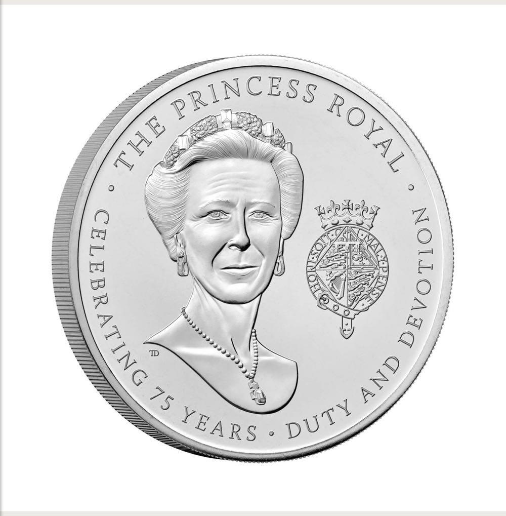 The 75th Birthday Of HRH The Princess Royal  coin collectible [Barcode 5026177748168] - Main Image 2