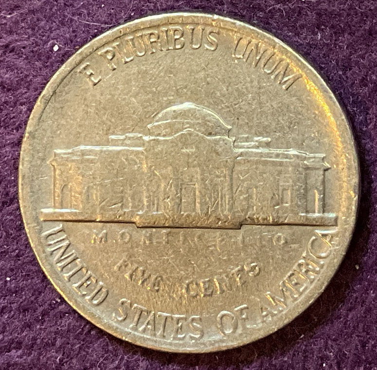 Nickel Jefferson P 1984 4  coin collectible - Main Image 2