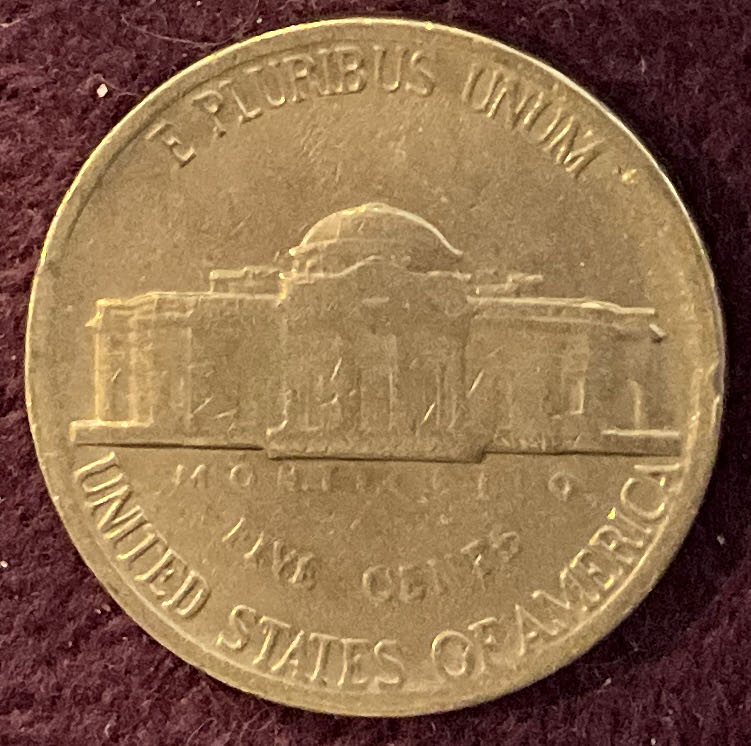 Nickel Jefferson P 1984 4  coin collectible - Main Image 4