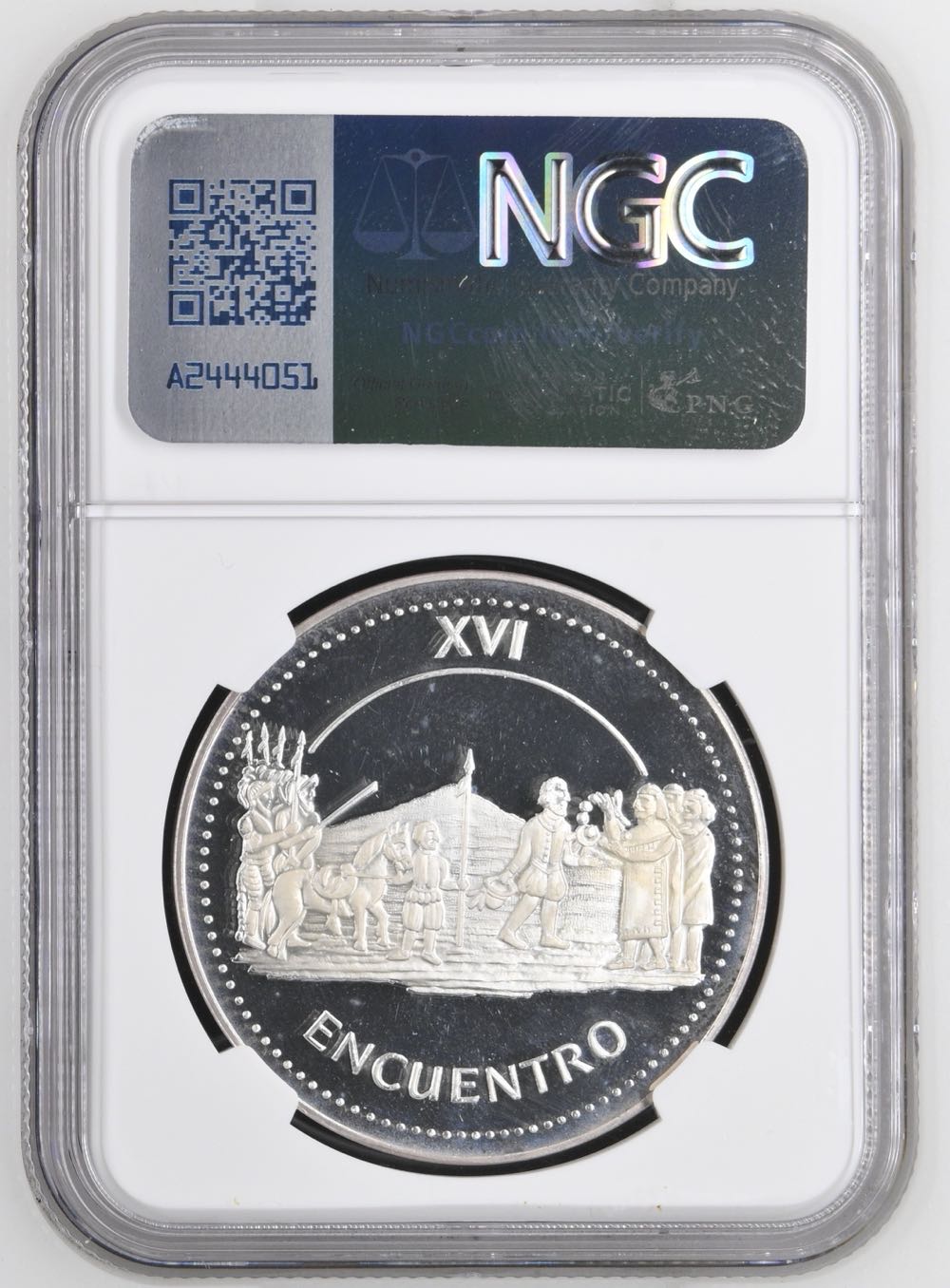 (UNDATED) COSTA RICA SILVER CACIQUE GARABITO  coin collectible - Main Image 2