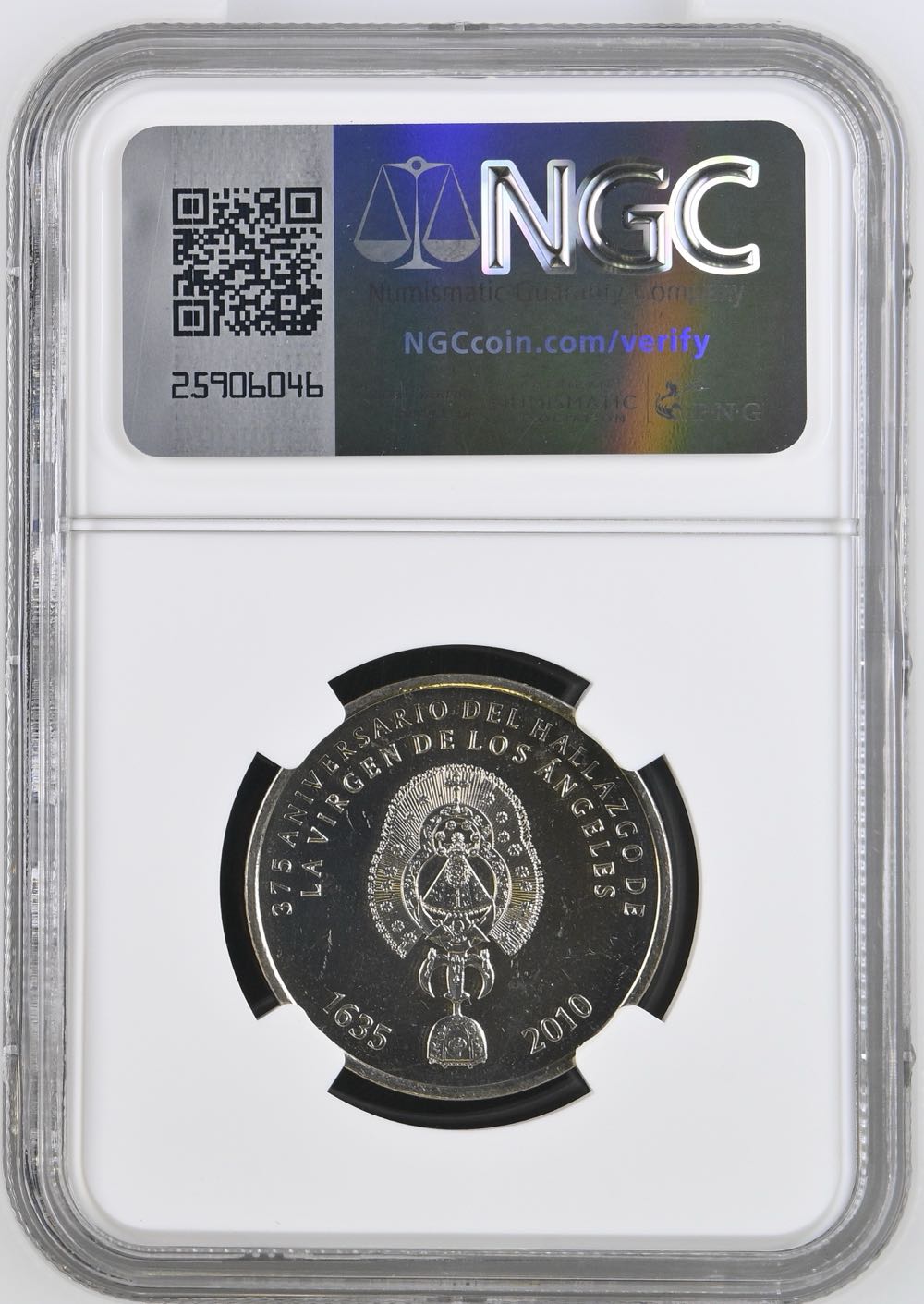 2010 COSTA RICA CU-NI LA NEGRITA APPARITION  coin collectible - Main Image 2