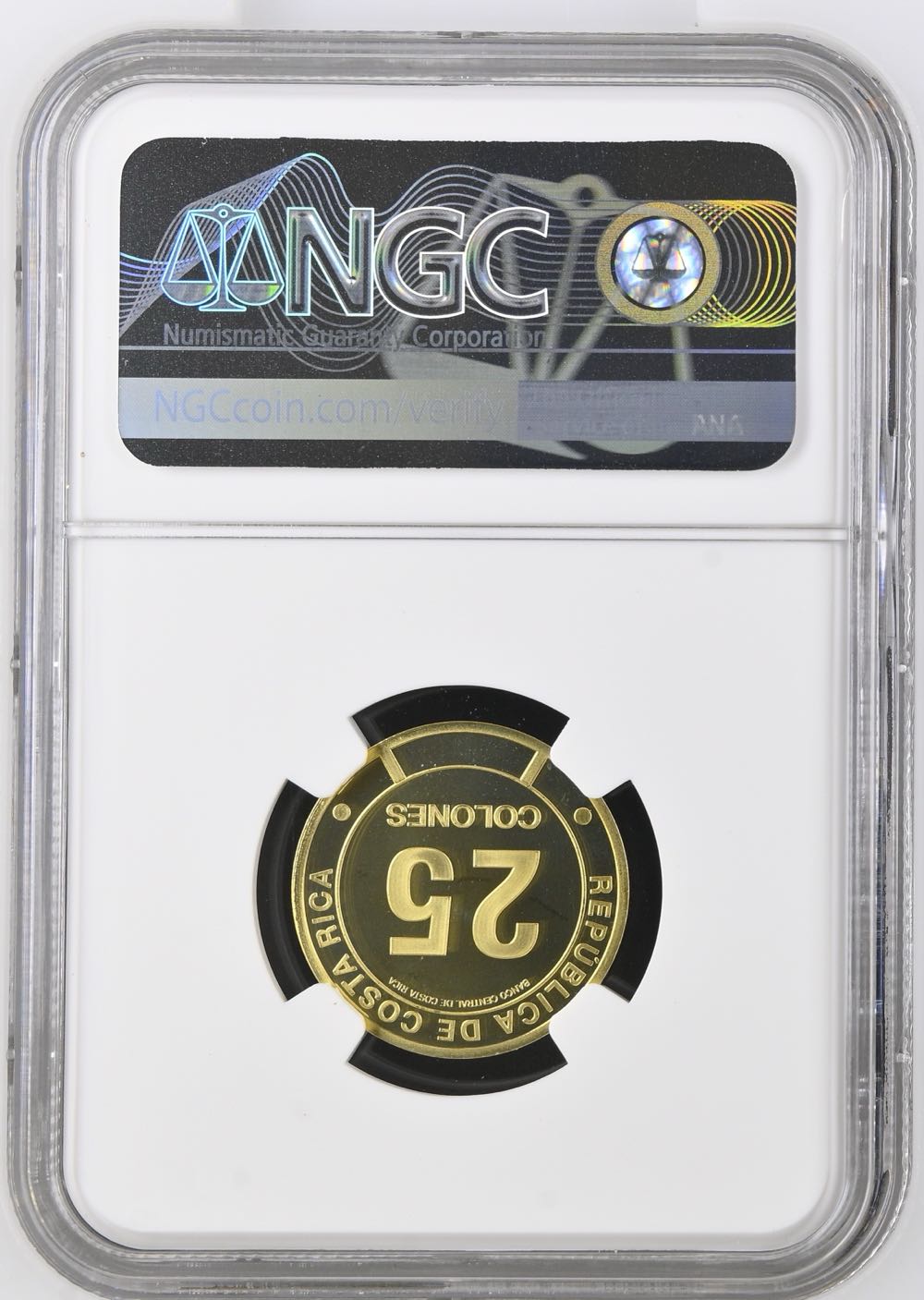 Emblematic Province Sites 2023 Costa Rica 25 COL Puntarenas - El Faro Colorized  coin collectible - Main Image 2