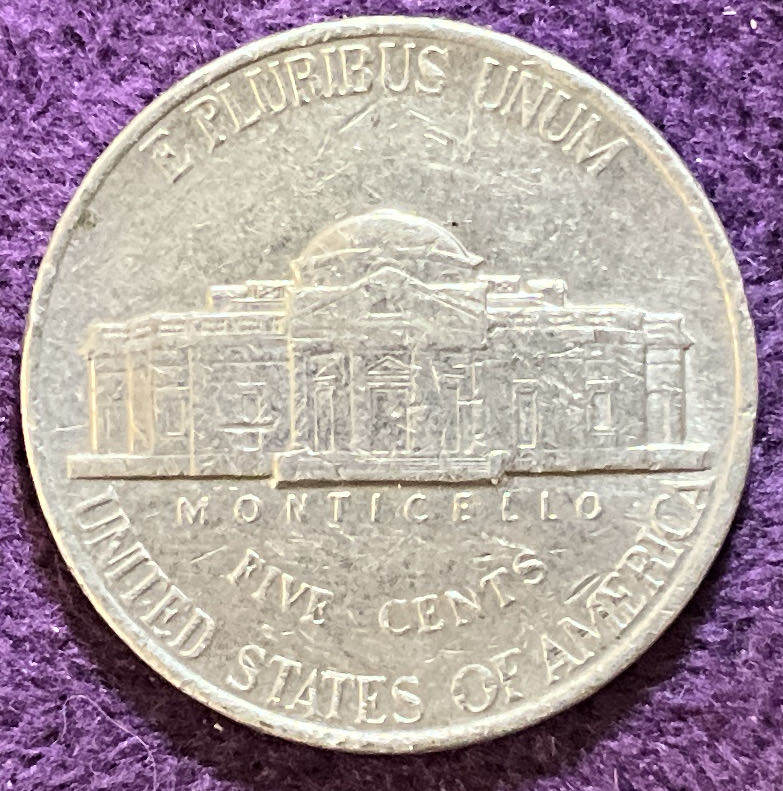 Nickel Jefferson D 1993 1  coin collectible - Main Image 2