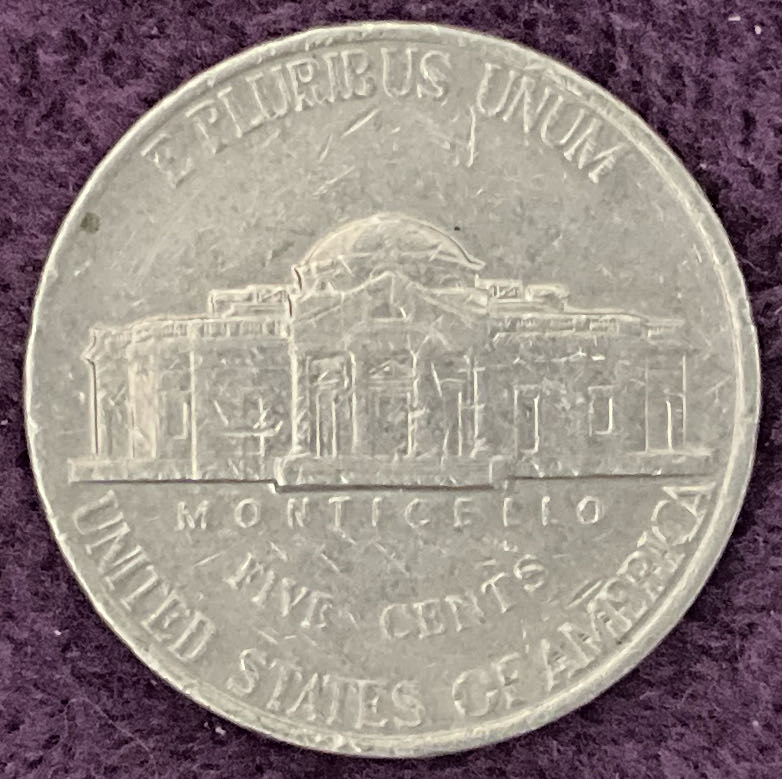 Nickel Jefferson D 1993 1  coin collectible - Main Image 4