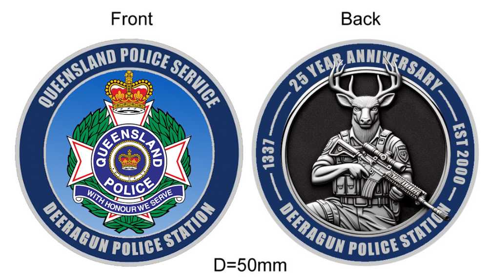 213 2025 25th Anniversary Deeragun Police Station  coin collectible - Main Image 3