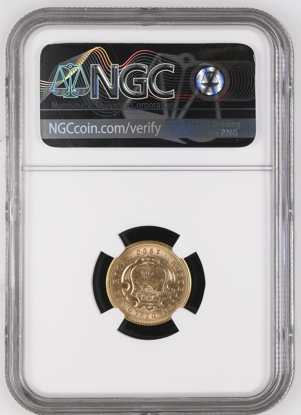 1900 COSTA RICA G5COL  coin collectible - Main Image 2