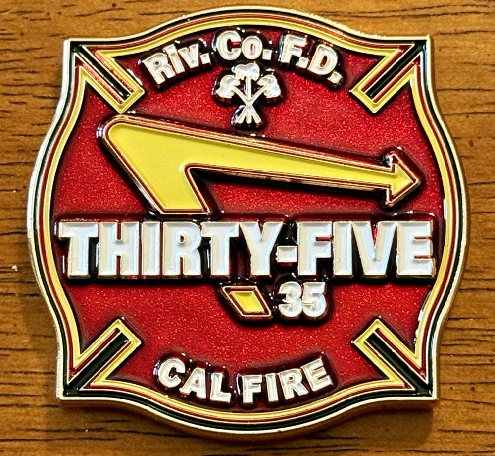 Riverside County, CA Station35  coin collectible - Main Image 2