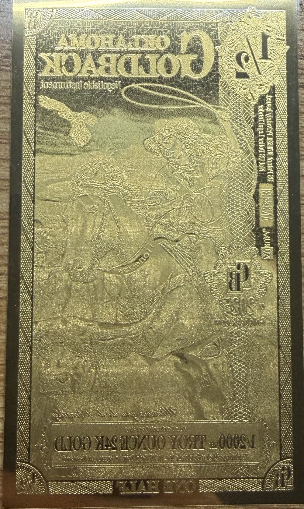 1/2 Goldback  coin collectible - Main Image 2