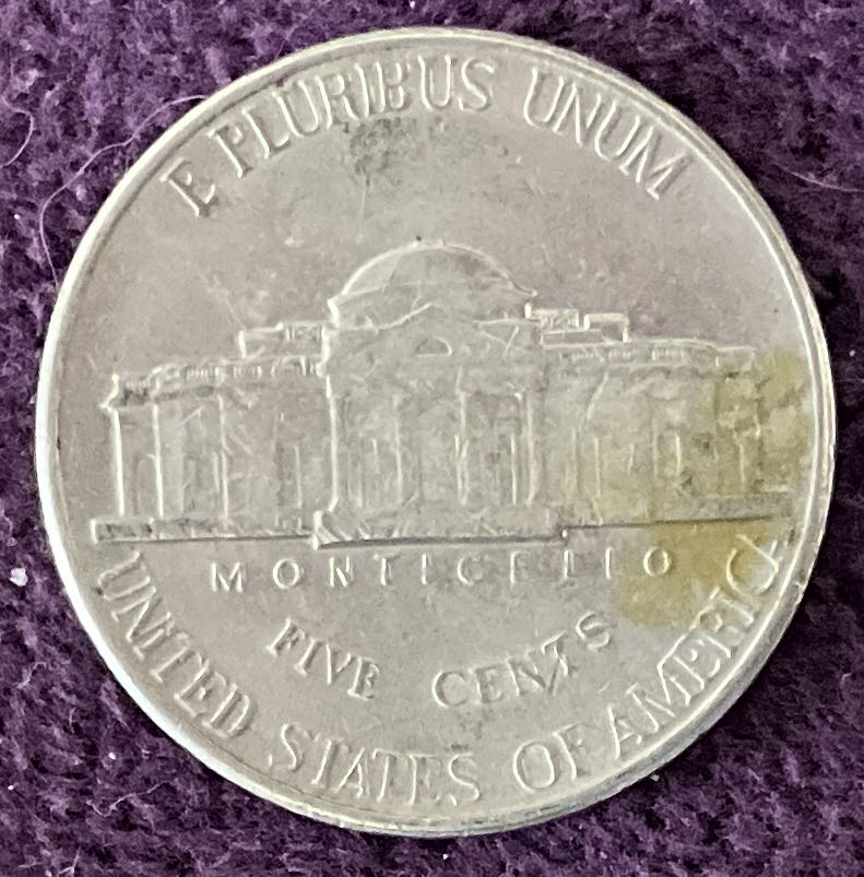 Nickel Jefferson P 1997 1  coin collectible - Main Image 4