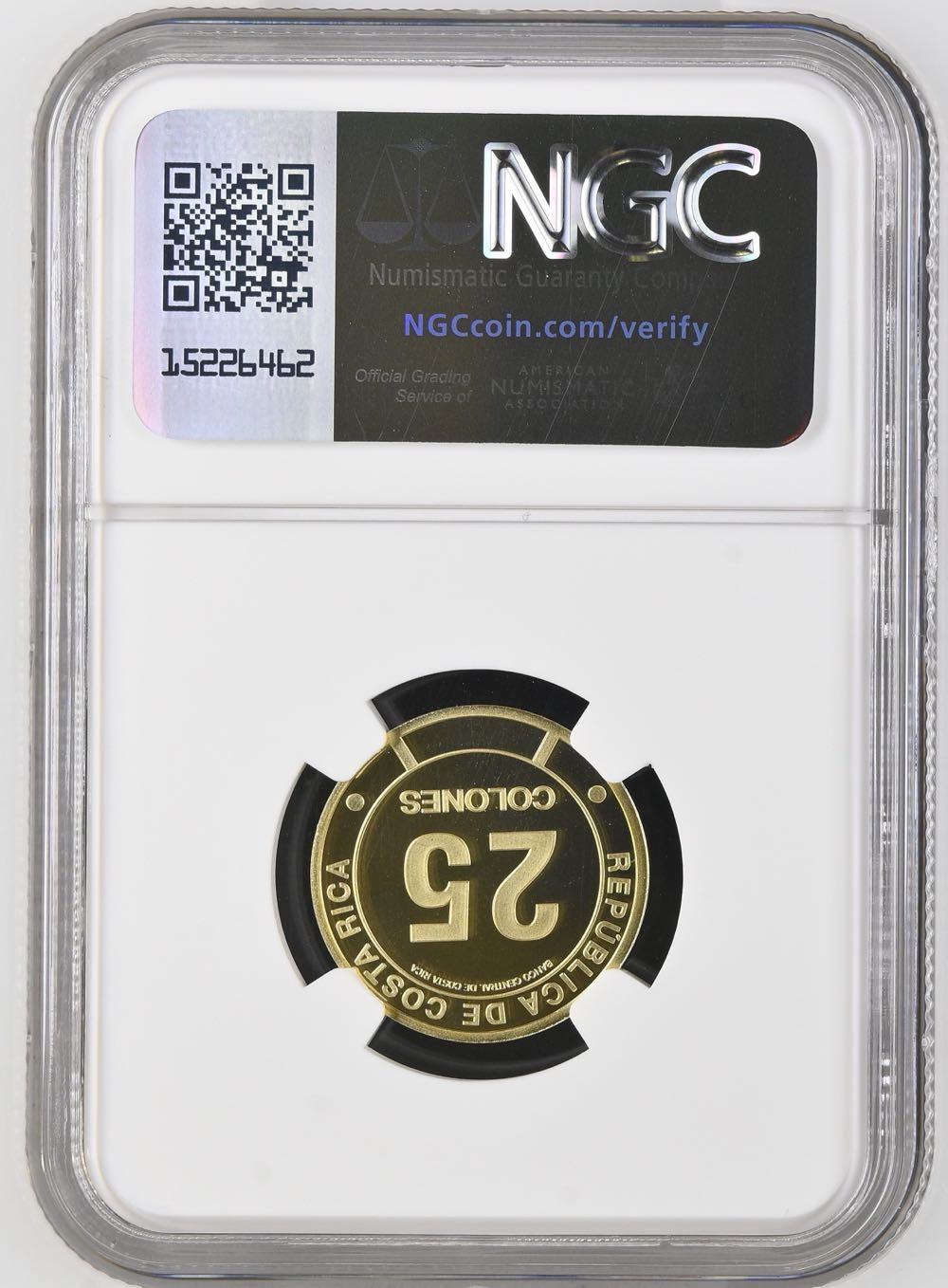 Emblematic Province Sites 2023 Costa Rica 25 COL Limon - Playa Manzanillo Colorized- First Releases  coin collectible - Main Image 2