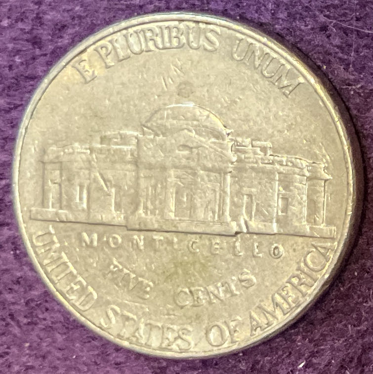 Nickel Jefferson D 1 999 6  coin collectible - Main Image 2