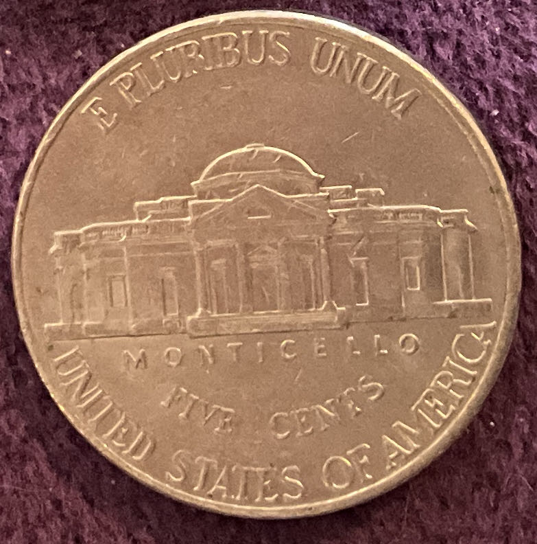 Nickel Jefferson D 2003 3  coin collectible - Main Image 4