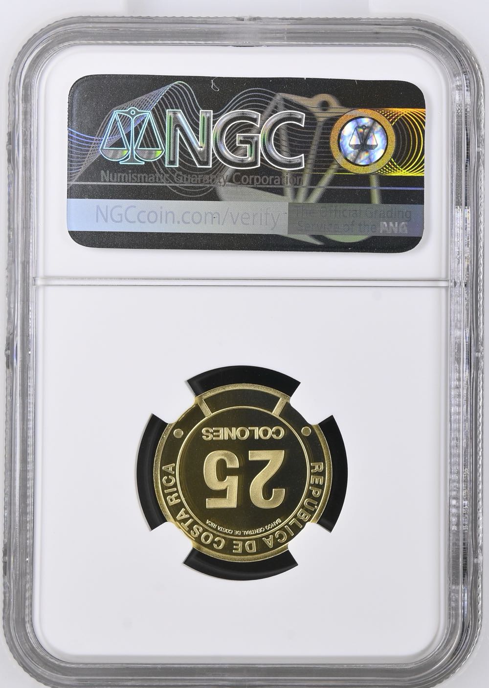 Emblematic Province Sites 2023 Costa Rica 25COL Puntarenas - El Faro Colorized- First Releases  coin collectible - Main Image 2