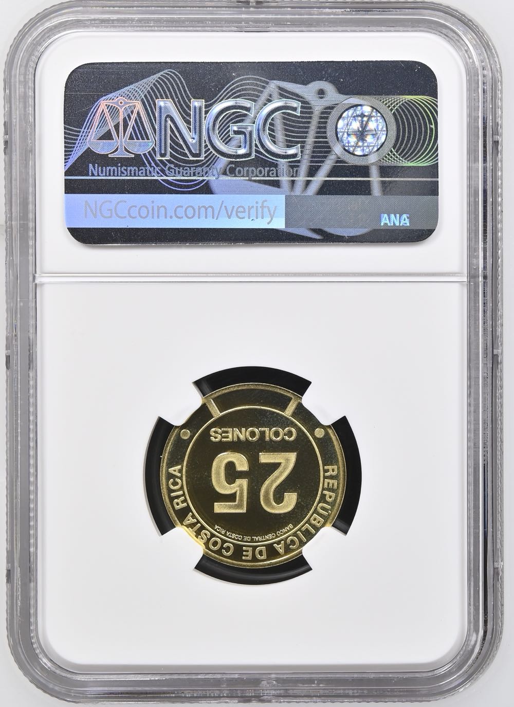 2023 COSTA RICA 25COL Guanacaste - Santa Rosa Colorized - EARLY RELEASES  coin collectible - Main Image 2