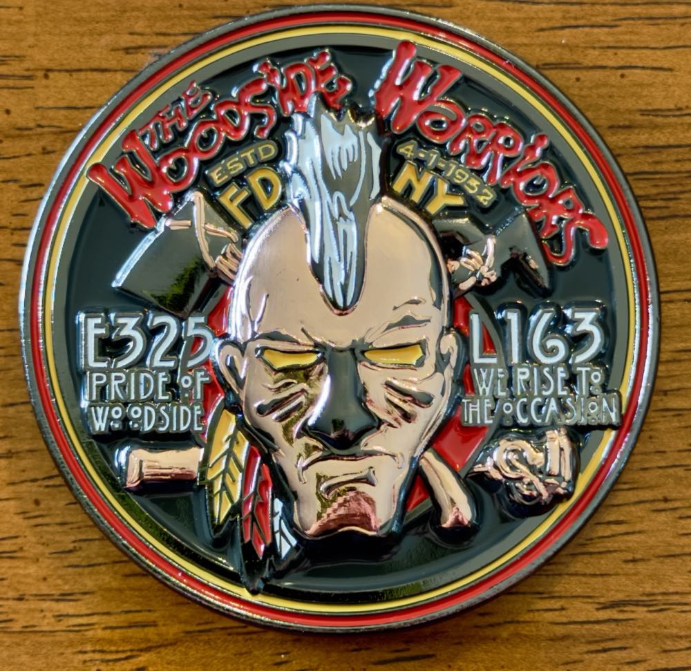 FDNY E325 / L163  coin collectible - Main Image 2