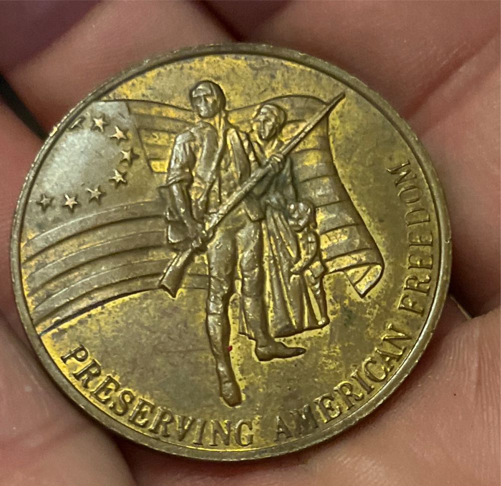 1978 Commerative Honoring The American Veteran- Perserving American Freedom Medallion  coin collectible - Main Image 2