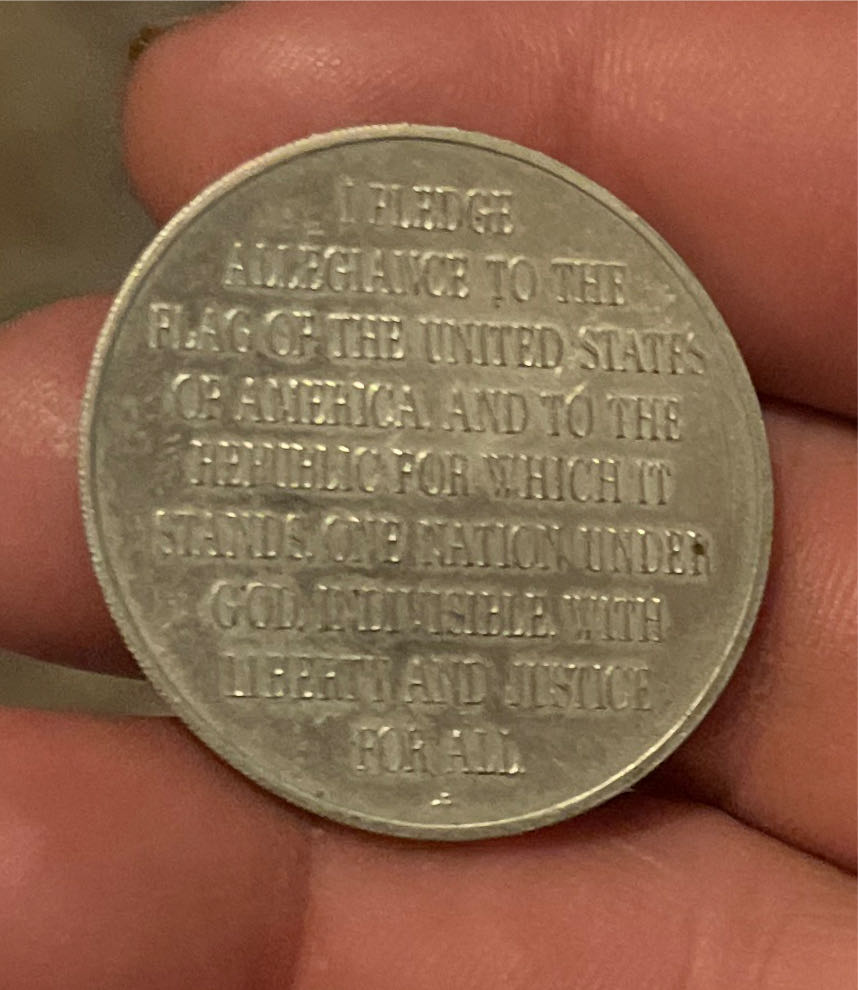 Our Flag-Our Country One Nation Under God Token  coin collectible - Main Image 2