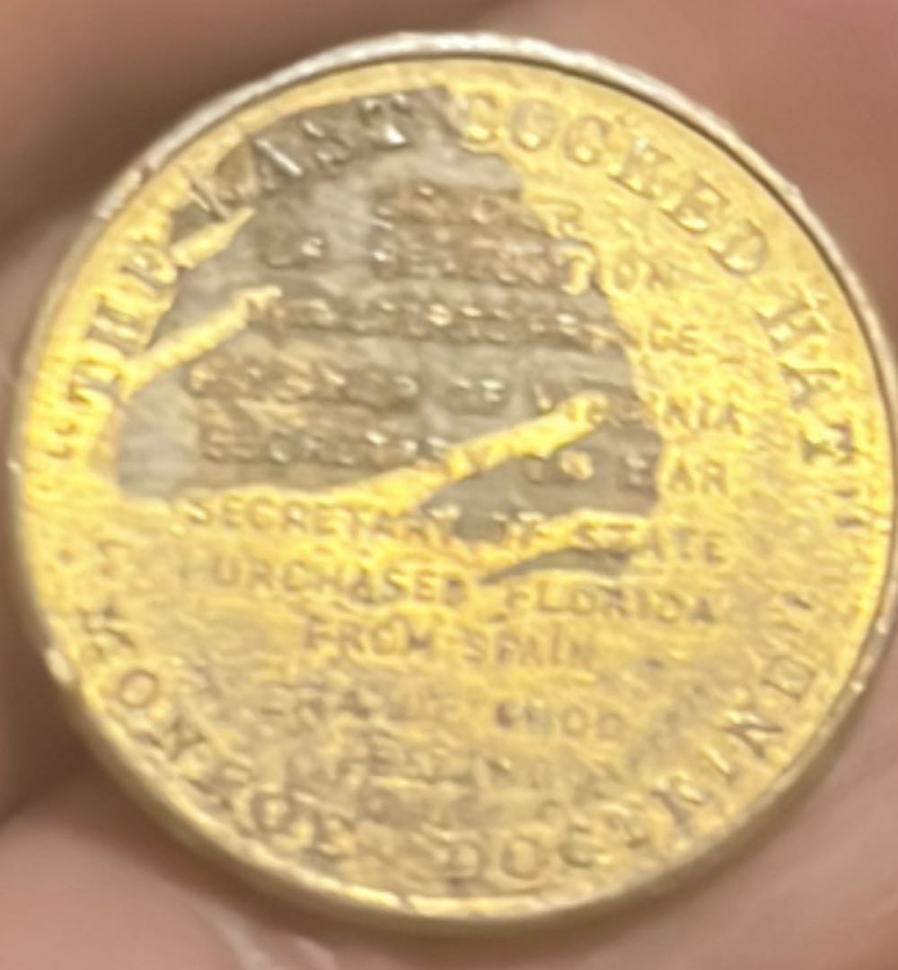 James Monroe 5th U.S. President Token  coin collectible - Main Image 2