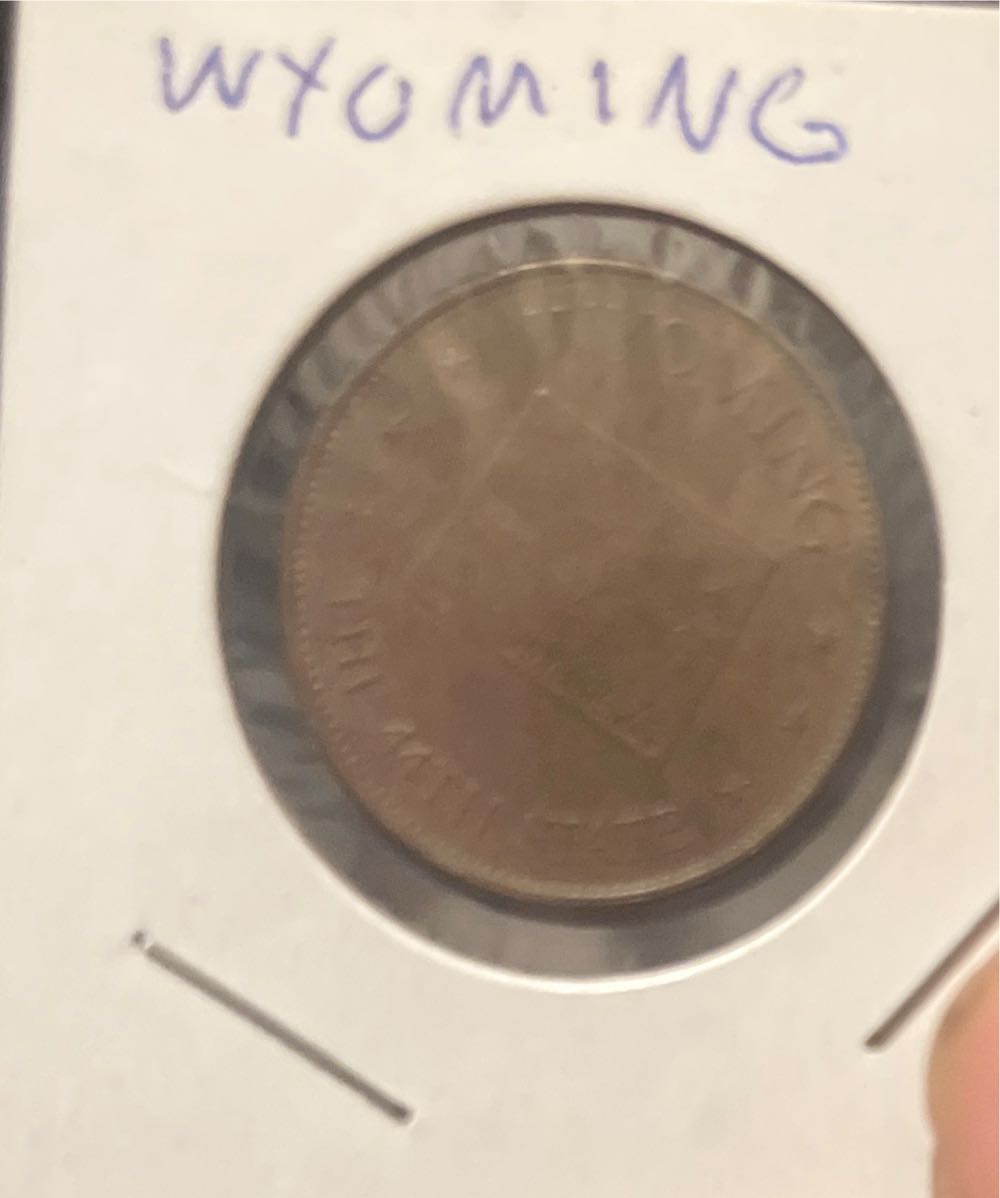 Wyoming 44th U.S. State Commemerative Token  coin collectible - Main Image 2