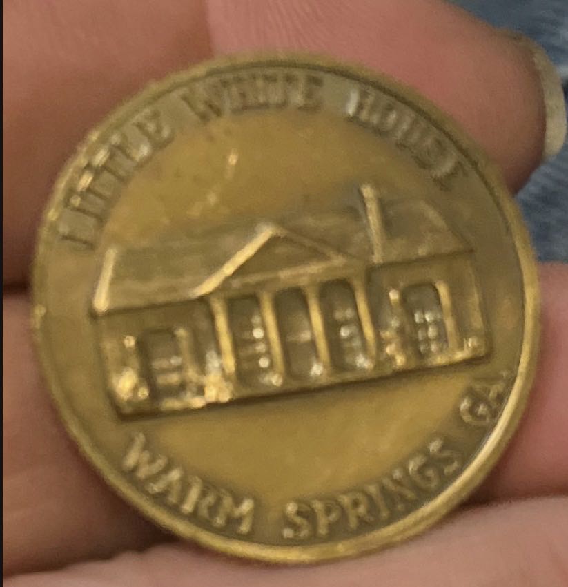 Franklin Delano Roosevelt 1862-1945 Little White House, Warm Springs Georgia Coin  coin collectible - Main Image 2