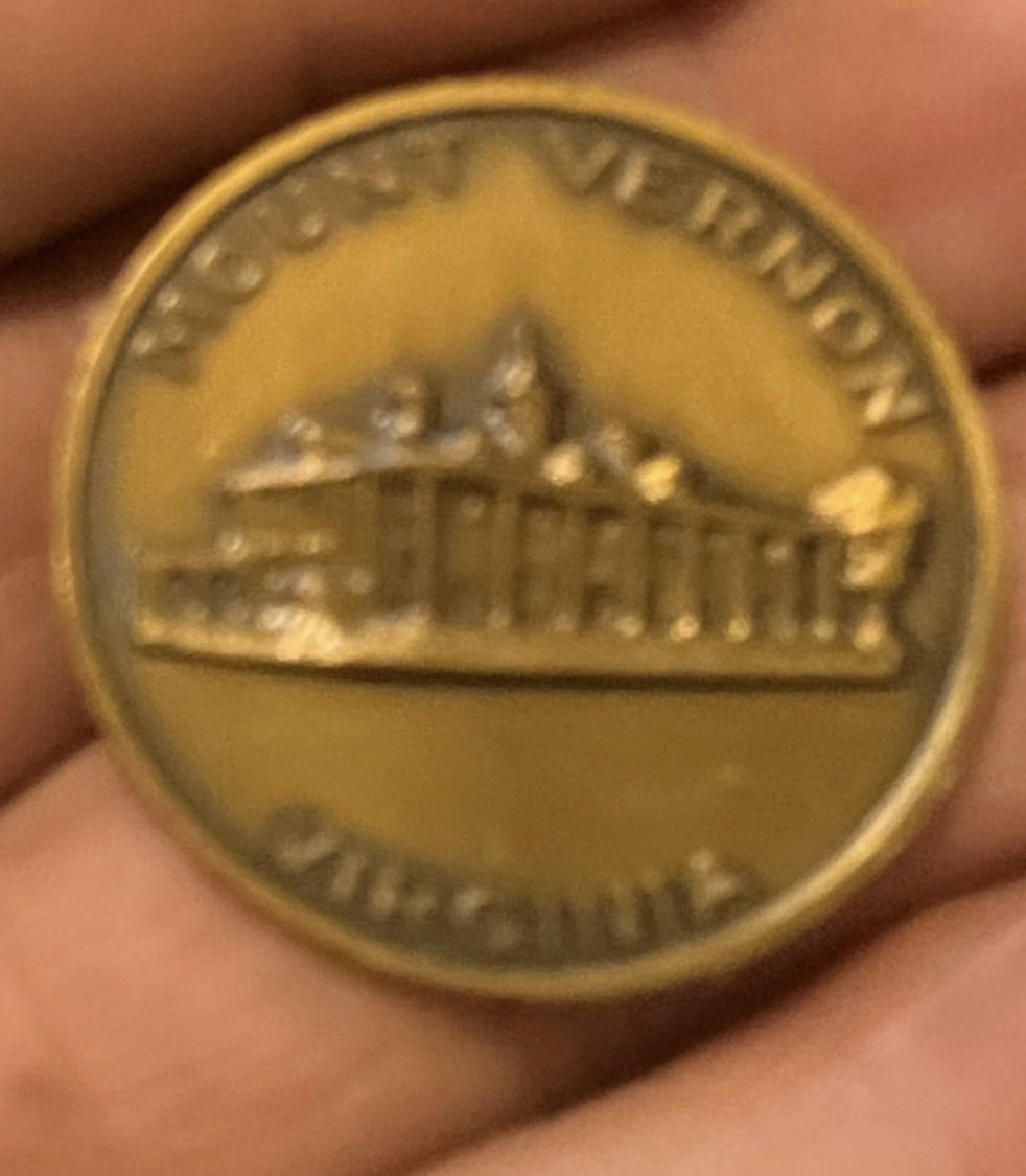 George Washington 1732-1799 Mount Vernon, Virginia Coin  coin collectible - Main Image 2