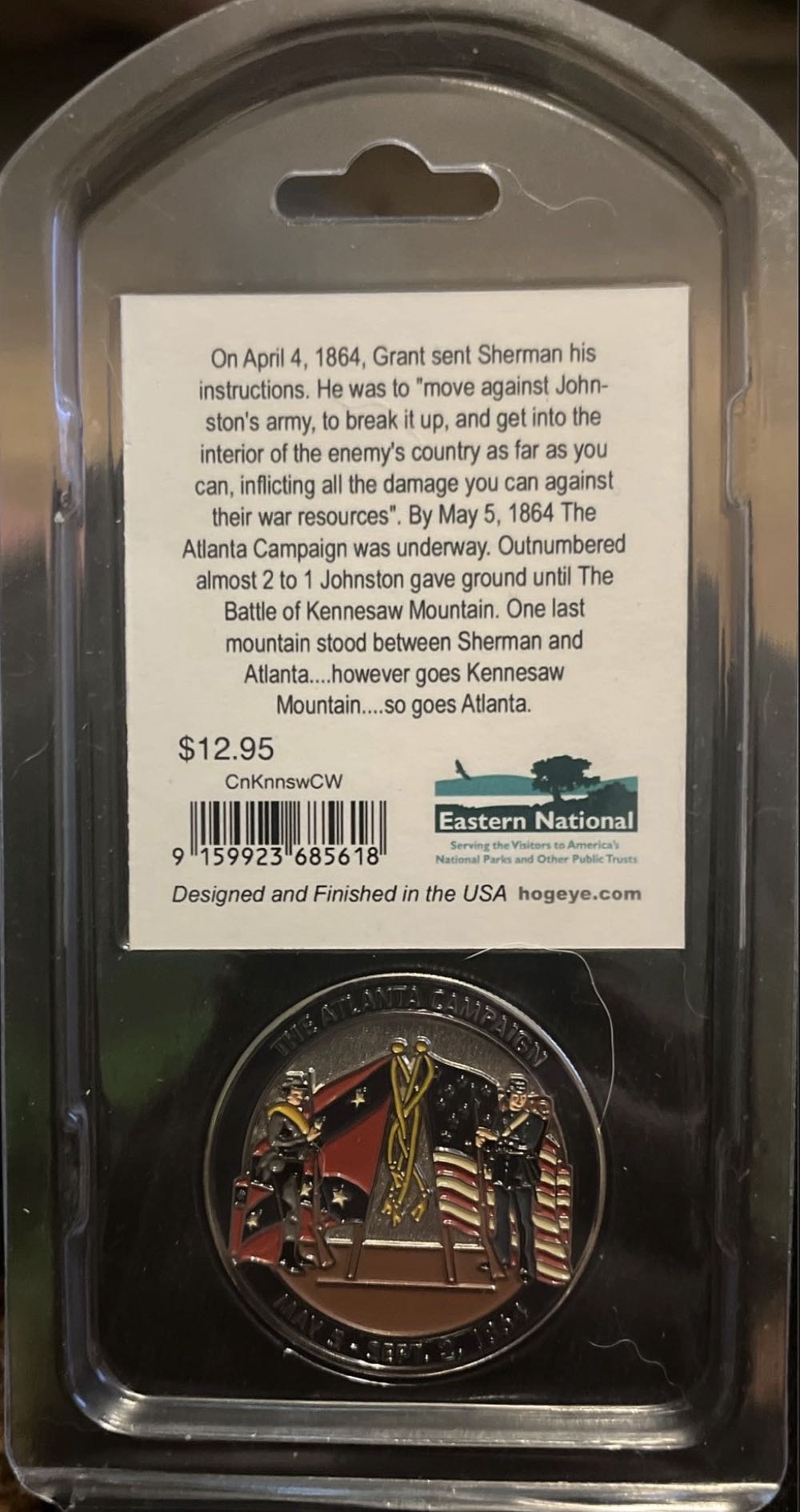 Kennesaw Mountain National Battlefield Park Coin  coin collectible - Main Image 2