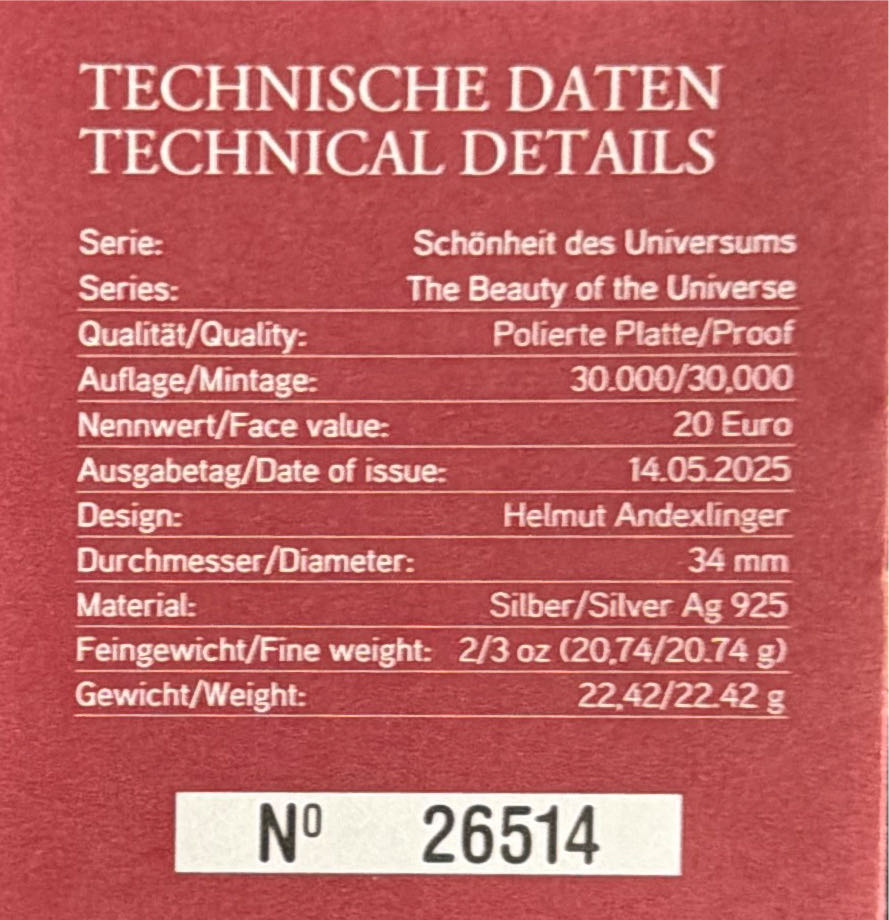 20 Euro Einsteinring  coin collectible [Barcode 9120042107947] - Main Image 4