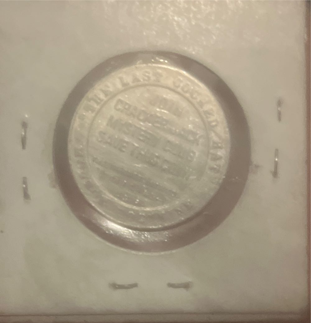 James Monroe 5th President Cracker Jack Club Coin  coin collectible - Main Image 2