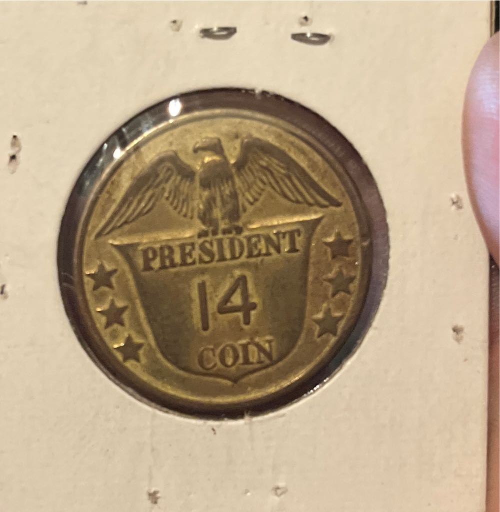 Franklin Pierce 14th President Token  coin collectible - Main Image 2