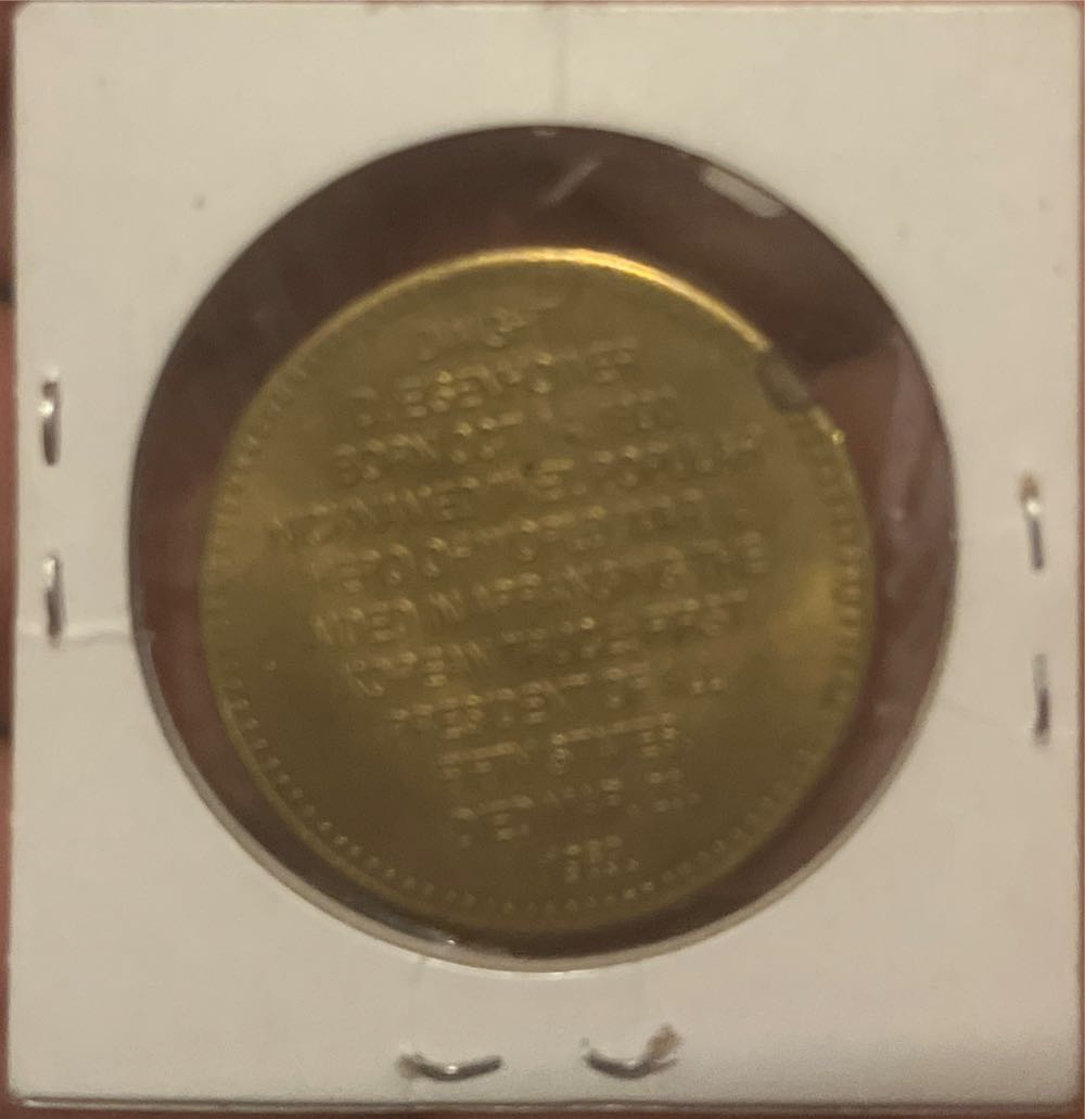 Dwight D. Eisenhower 34th U.S. President Token  coin collectible - Main Image 2