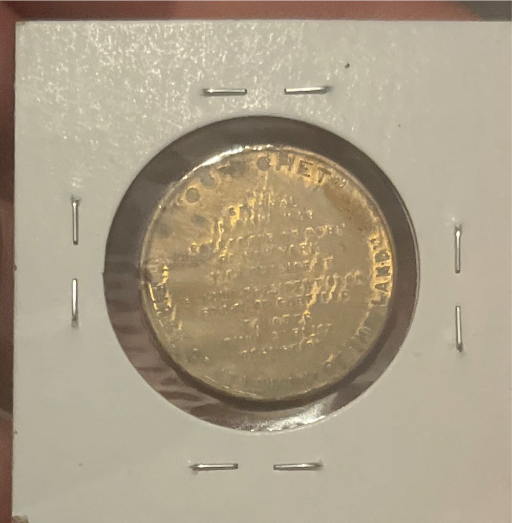 Chester Arthur 21st U.S. President Token  coin collectible - Main Image 2