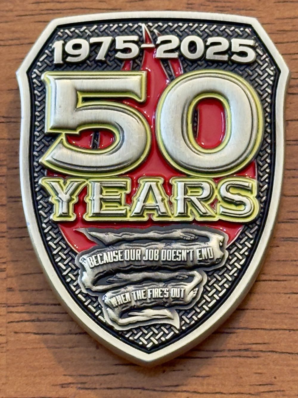 FDNY Burn Center -50th Anniversary   coin collectible - Main Image 2