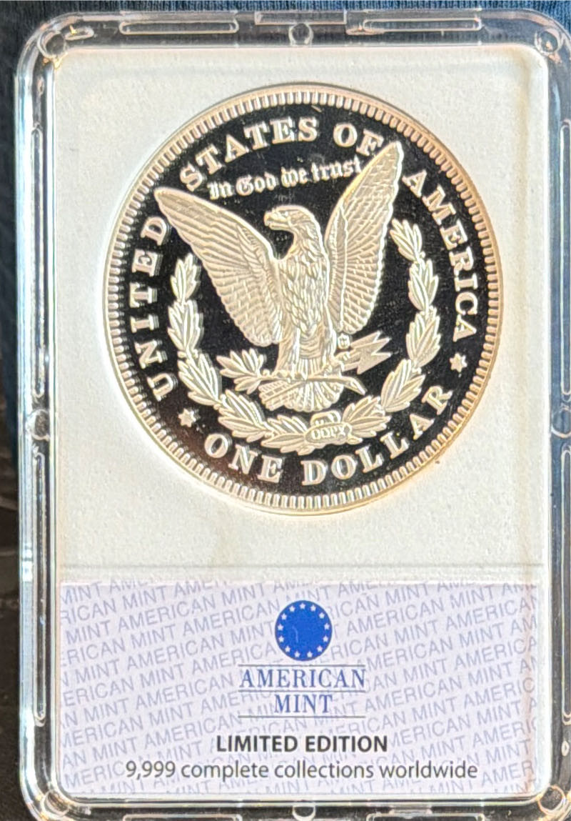 Morgan Silver Dollar Proof  coin collectible - Main Image 2