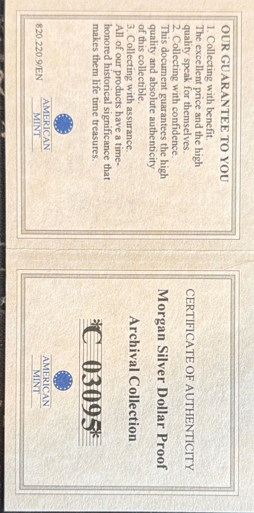 Morgan Silver Dollar Proof  coin collectible - Main Image 3