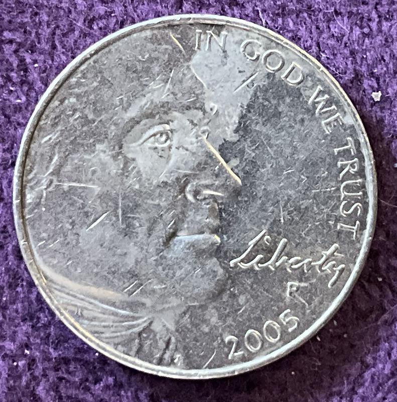 Nickel Jefferson P 2005 1  coin collectible - Main Image 3