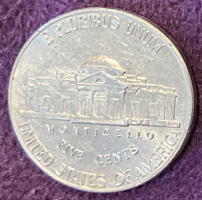 Nickel Jefferson D 2007 5  coin collectible - Main Image 2