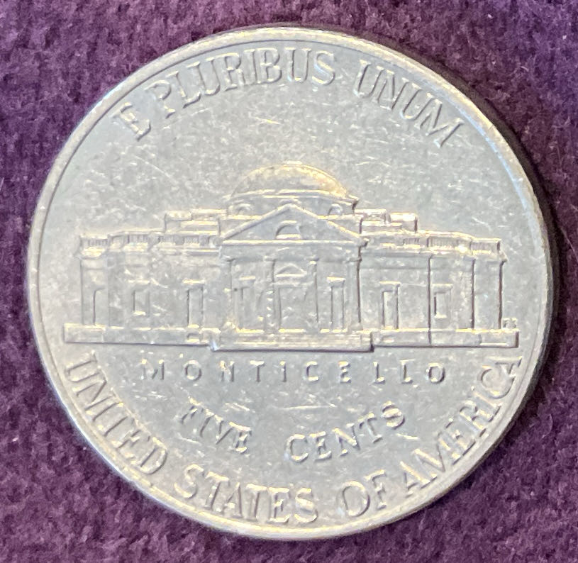 Nickel Jefferson D 2007 6  coin collectible - Main Image 2