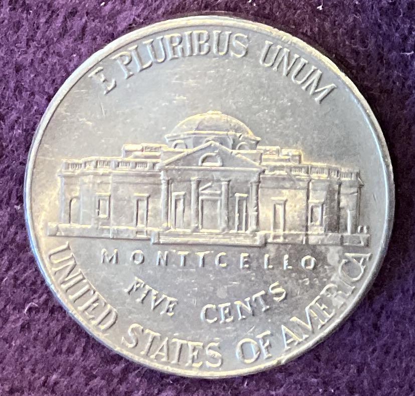 Nickel Jefferson D 2008 7  coin collectible - Main Image 2