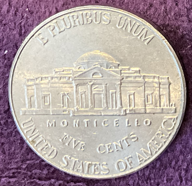 Nickel Jefferson D 2011 7  coin collectible - Main Image 2