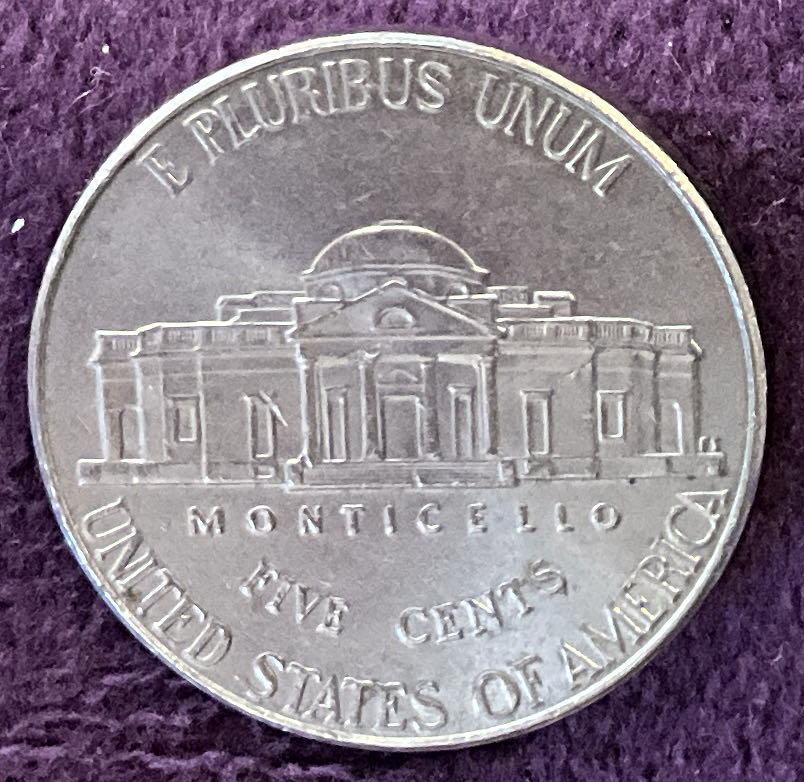 Nickel Jefferson D 2011 7  coin collectible - Main Image 4