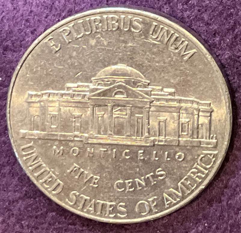 Nickel Jefferson 2013 D 8  coin collectible - Main Image 2