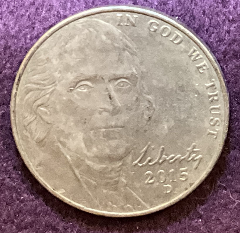 Nickel Jefferson 2015 D 1  coin collectible - Main Image 3
