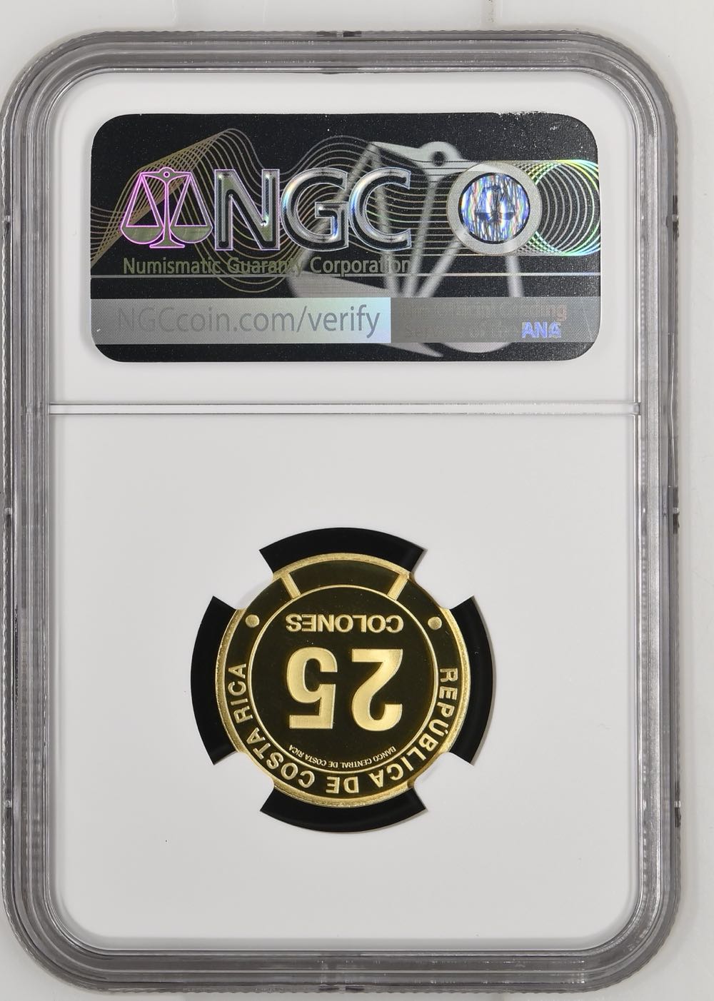 Emblematic Province Sites 2023(2025) Costa Rica 25COL Puntarenas - El Faro Colorized-Early Releases  coin collectible - Main Image 2