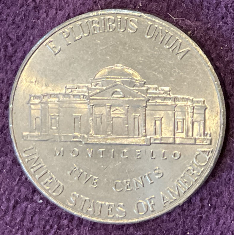 Nickel Jefferson 2017 D 5  coin collectible - Main Image 2