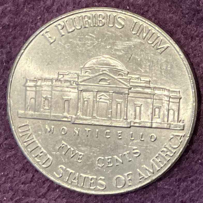 Nickel Jefferson 2019 D 6  coin collectible - Main Image 2