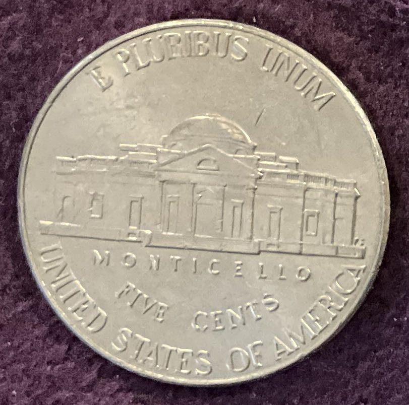 Nickel Jefferson 2019 D 6  coin collectible - Main Image 4