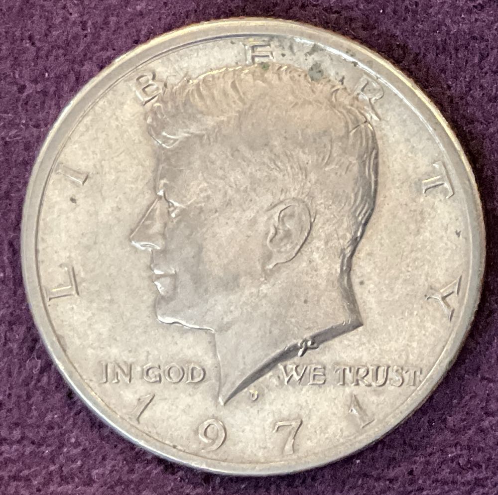 Half Dollar JFK 1971 D 10  coin collectible - Main Image 3